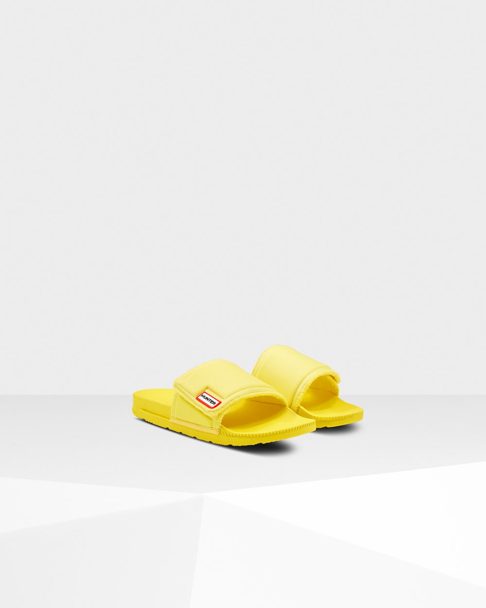 Womens Hunter Original Adjustable - Slides Yellow - 6148-UYHCT